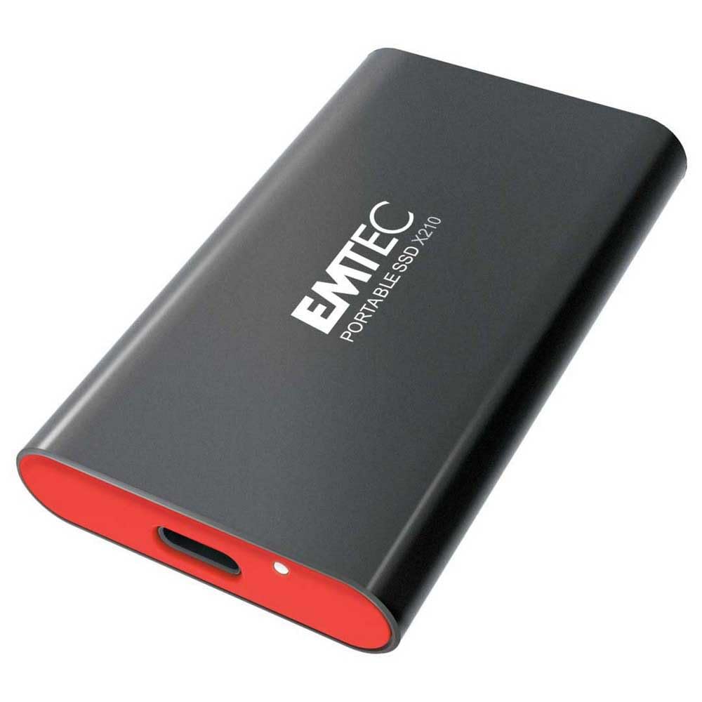Emtec ECSSD128GX210 Tragbare SSD-Festplatte – 3,2 Gen2 – Kollektion X210 Elite – 3D NAND – 128 GB, 128 GB – Metallgehäuse