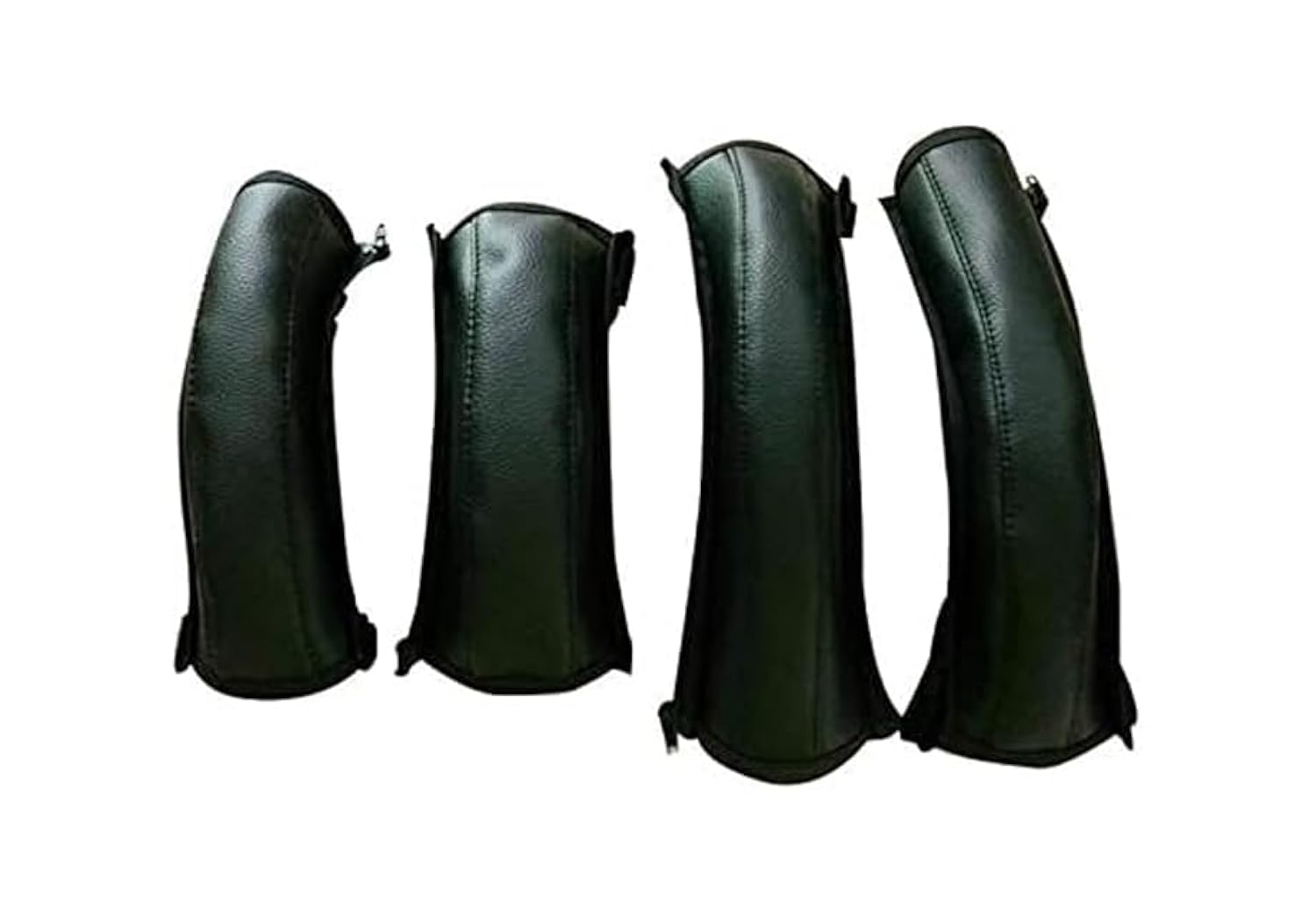 2 Pairs Baby Stroller Accessories Armrest Handle Covers PU Leather Universal Dust-Proof Protective Cover for Pushchair Pram(2 for Baby Armrest and 2 for Adult Push Handle)