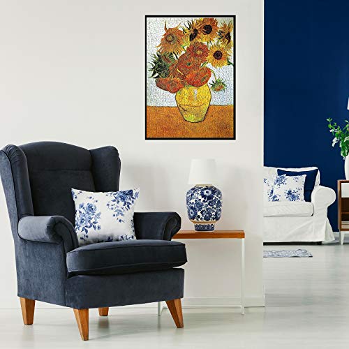 Moruska Sunflowers By Vincent Van Gogh Jigsaw Puzzle 1000 Piece Famous Painting Art Puzzles For Adults thumb #5