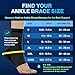 Modvel Foot & Ankle Brace Socks for Sprained Ankle Compression Sleeve - Plantar Fasciitis Relief Brace, Foot Support for pain Women & Men - Tendonitis & Arthritis Feet Sleeve, Stabilizing Ankles Wrap