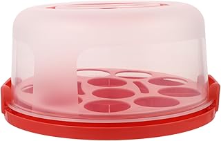 PRETYZOOM 1pc Cake Box Pp Plastic Showcase re-usable