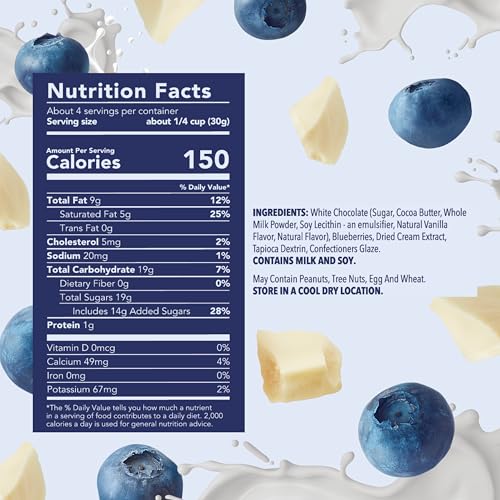 Tru Fru Nature's Blueberries Hyper-Dried in Crème, Premium Gourmet Freeze Dried Snack, 4.2 oz - Thumbnail 2