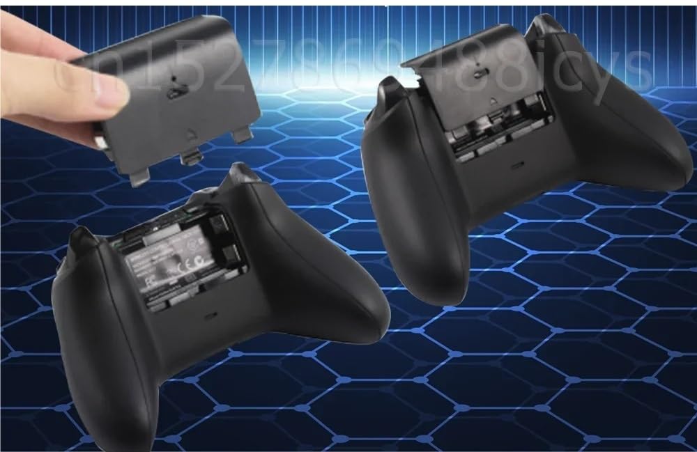 Batteria ricaricabile Ni-MH da 2400 mAh, compatibile for Xbox, un controller wireless Gamepad Joypad con cavo di ricarica USB Batterie di ricambio(4pcs)