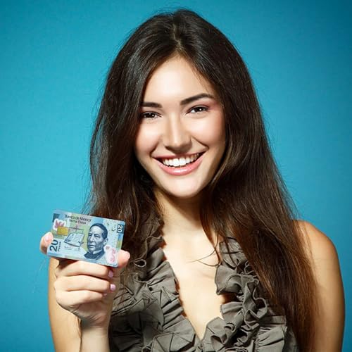 siayaharu Adesivos mexicanos para cartão de débito com imagem de 20 pesos sem bolhas, à prova d'águ