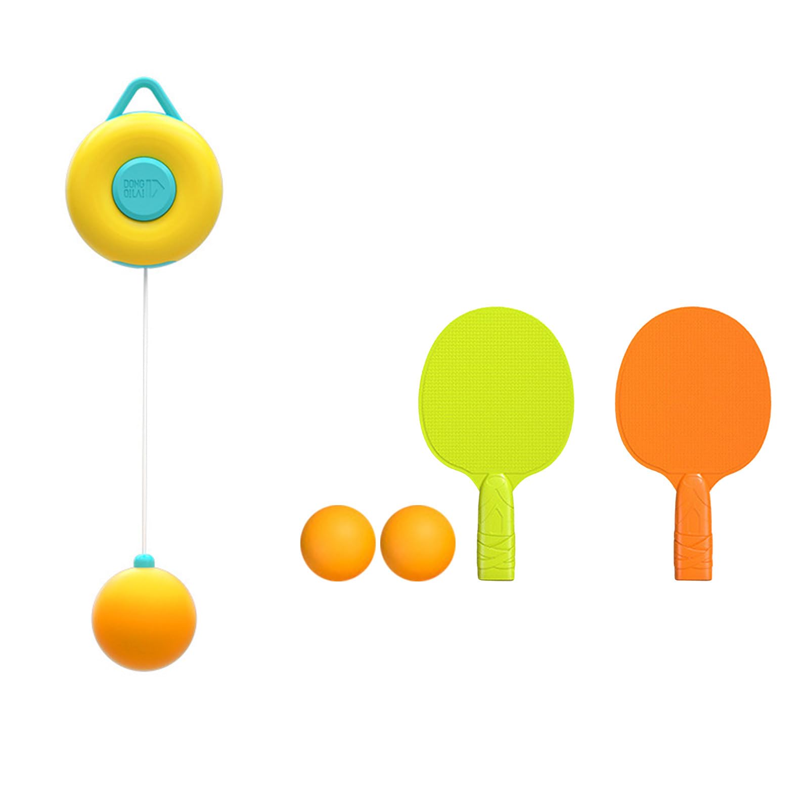 Mllepjdh Toddlers Indoor Hanging Table Tennis Trainer Toy Children Develop Coordination Skill Toy Hand Eye Coordination Toy Indoor Hanging Table Tennis Trainer Portable Set
