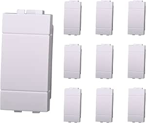 Frutti Serie Steckdosen & Schalter Grau - Kompatibel Mit Bticino Living Light (10 Stück)