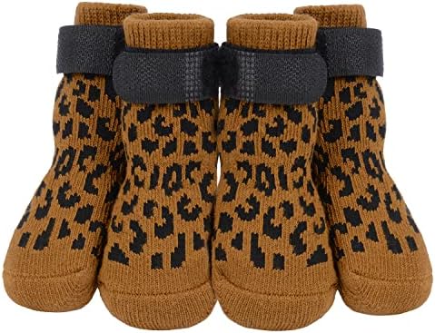 PETLOFT Calcetines antideslizantes para perros, 4 unidades, para ...