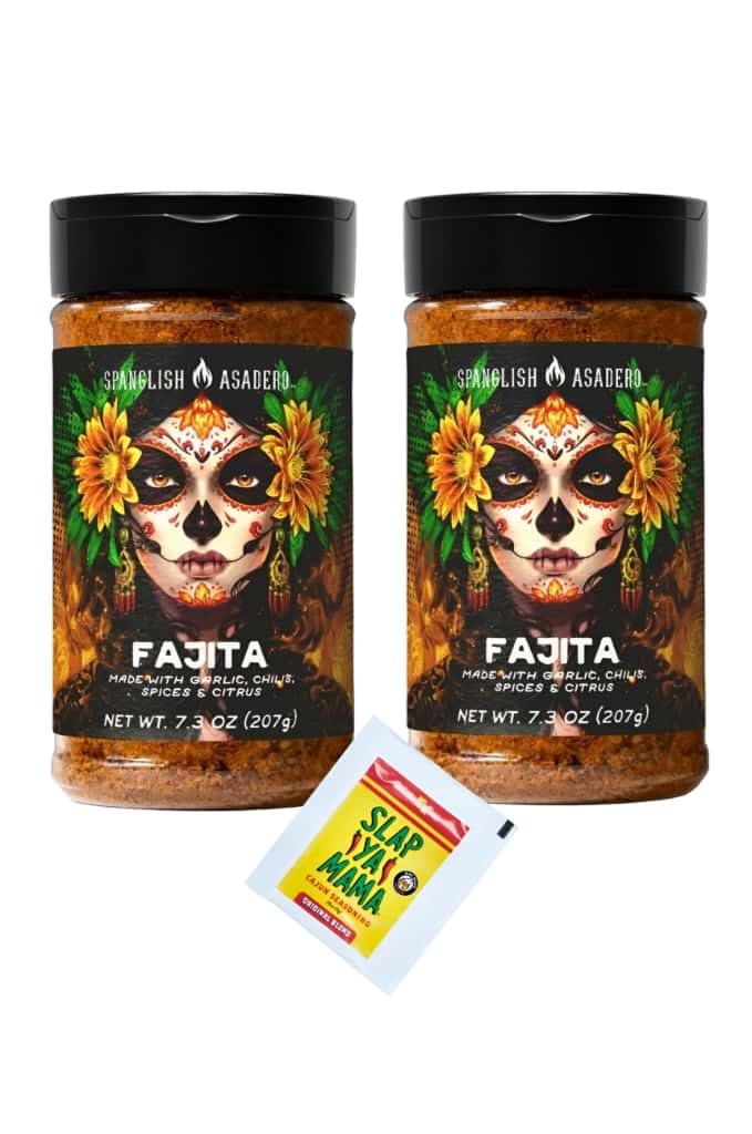 Mexican Traditional Seasoning Mix, Asadero-Style Spice Blend for Chicken, Beef, Pork and Vegetables with Bonus Slap Ya Mama Seasoning Packet (7.3 oz, Taco/Fajita)