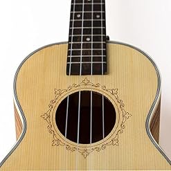 rockible Panneau En 26'' Ukulele de Bois Mini Guitare Acoustique Hawaïenne – Image 3
