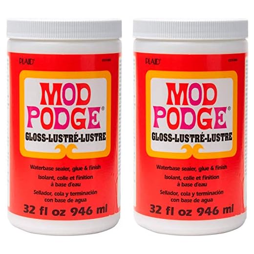 Mod Podge Waterbase Sealer and Glue Duo