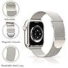 Higgs Strap Compatible with Apple Watch Straps 42mm 46mm 45mm 44mm 41mm 40mm 38mm 49mm for Women Men, Dual Magnetic Adjustable Metal Band for iWatch Series 11 10 9 8 7 6 5 4 SE Ultra 3 2 1 #1