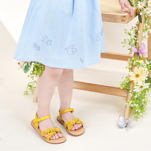 Image of GINFIVE Toddler Girls Sandals Girls Toddler Sandals Little Girls Kids Shoes