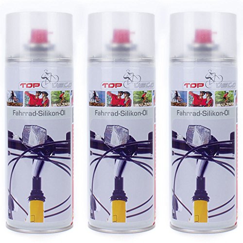 Preisvergleich Produktbild 3 x Baufix Top Velo - Fahrrad Silikon Öl 400 ml