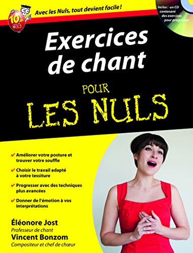 livre Exercices de chant pour les Nuls