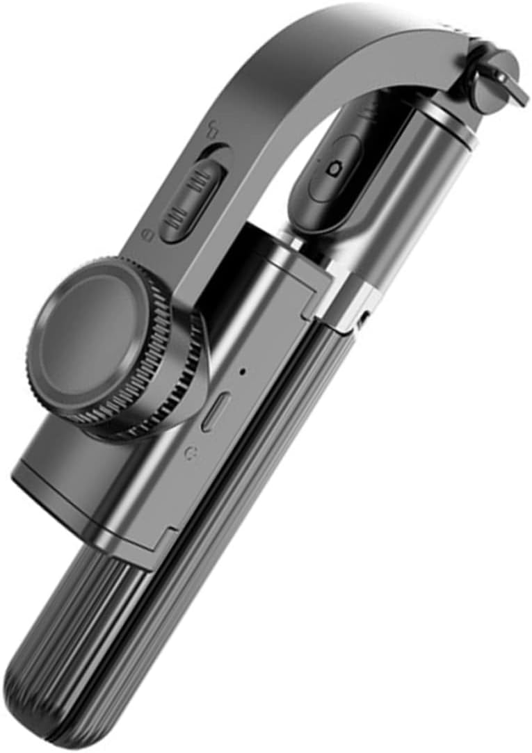 Vaguelly 1Set Selfie Stick Tripod Phone Stabilizer with Rotation Portable Design for Vlogging Photography Black