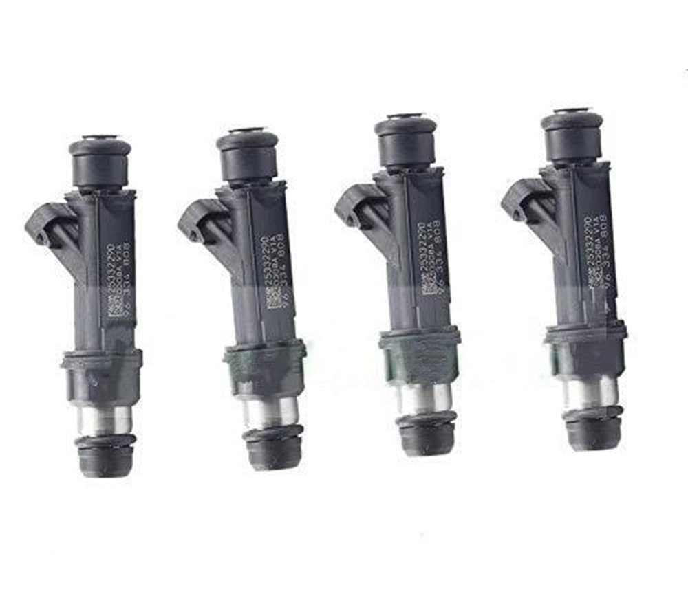 Lxapxozej Car Petrol Fuel Injector Set 4Pcs Gasoline Fuel Injector Compatible With Eins-Pritzventil For Daewoo Nozzle 96334808 25332290