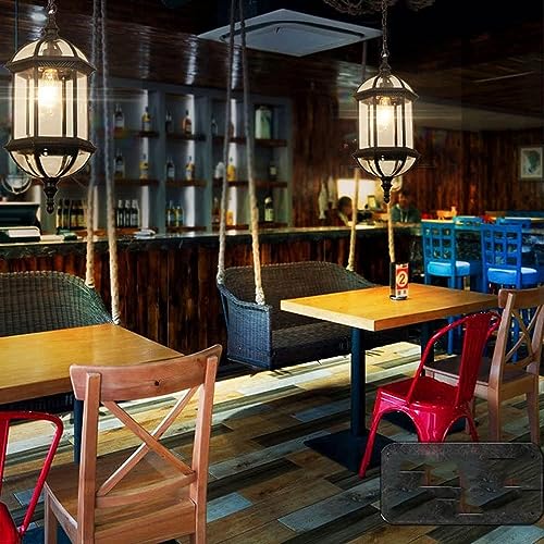 Lámpara de aluminio creativa e impermeable con acabados de cristal retro exterior 5
