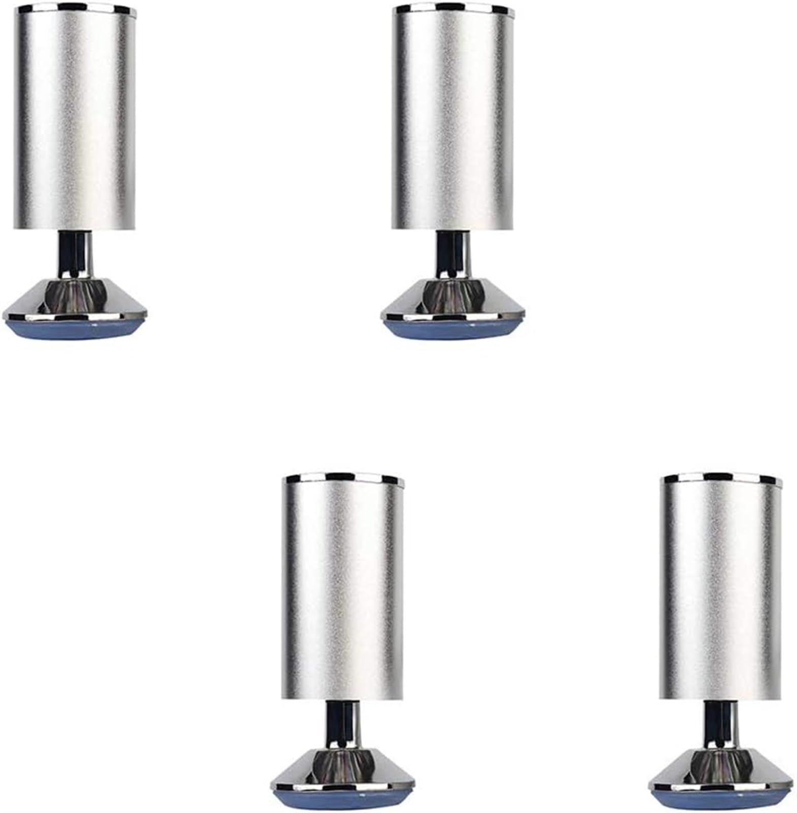 Gambe for tavoli Regolabili, Gambe for mobili, Gambe for Letti in Metallo, Gambe for divani Regolabili, Accessori Fai da Te, 4 Set(100mm)