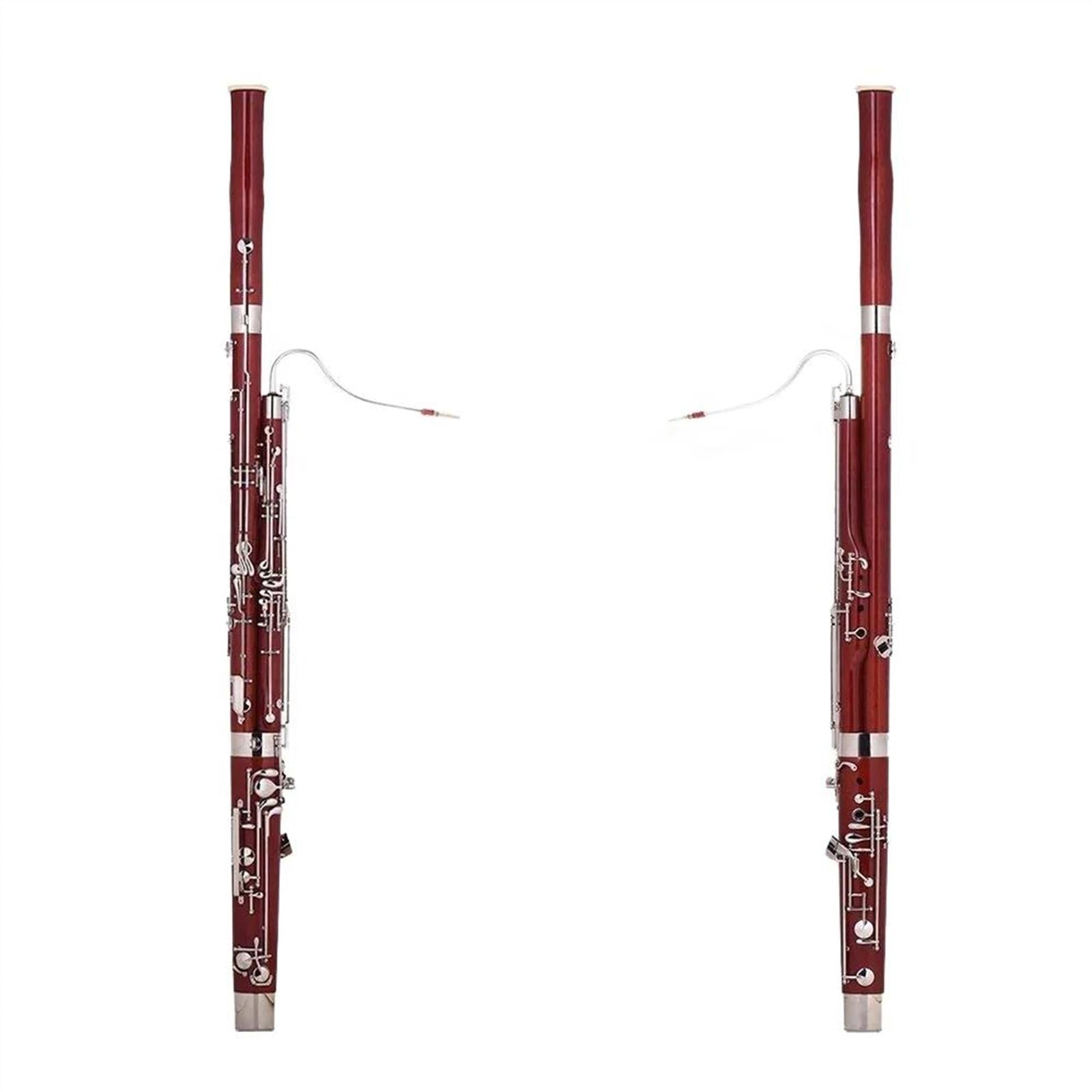 Chiavi Standard Placcate In Argento Fagotto Tono C 27 Tasti Fagotto Con Corpo In Acero Con Custodia In Tela Fagotto Per Principianti