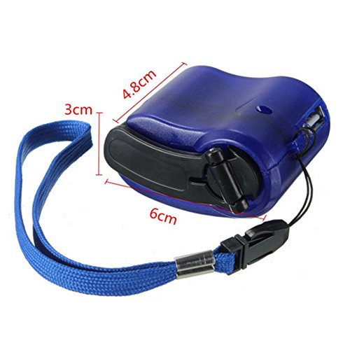 Andoer Universal Smart Mobile Phone / MP4 Porta USB de manivela Ferramenta de Carregamento Manual de