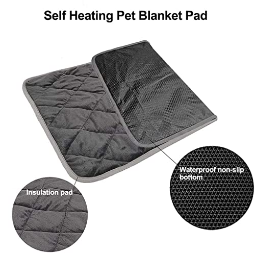 Non-Electric Pet Warming Pad, Pet Blanket Thermal Cat And Dog Warming Bed Mat For Cats Dogs And Kittens For Outdoor Indoor #TOP3