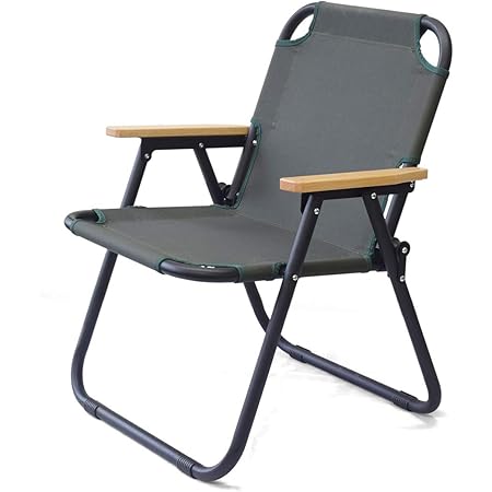 Amazon l ビーシーエル フォールディングチェア 1 Seater アルミニウム カーキ 折りたたみ式 折りたためる チェア イス アウトドア 一人用 l チェア