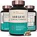 Hair La Vie Clinical Formula Hair Vitamins with Biotin and Saw Palmetto - Thicker Healthier Hair Growth
