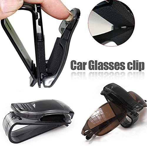 Suporte de óculos de sol 8 peças para viseira de sol de carro, suporte de óculos, suporte para óculo