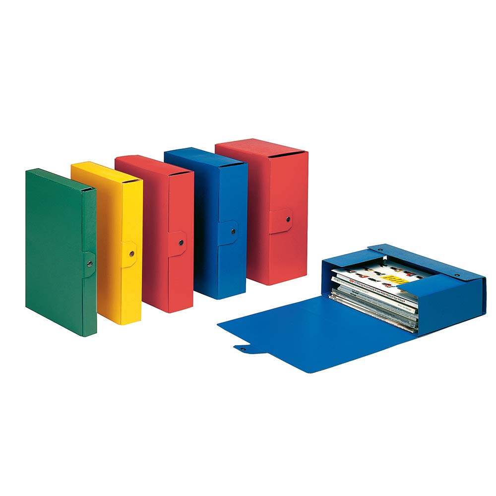 Esselte Pudełko archiwalne do archiwizacji dokumentów długoterminowych, A4, tył 10 cm, Delso Order Dorso 10 cm żółty