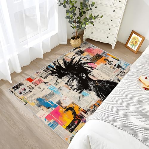 Alfombra urbana de arte para dormitorio 2x3 miniatura 4