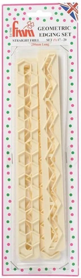 FMMSugarcraft Geometric Edging Frill Set