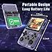 R36S Handheld Game Console,3.5-Inch IPS Screen Retro Gaming Console,3500mAh,Built in 20000+ Games. (Purple-128G(20000+ Games))