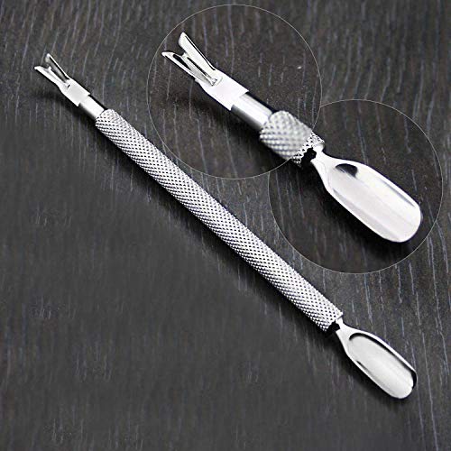 High Grade Stainless Steel Made Cuticle Trimmer & Pusher. Ideal To use At Home Or At Salon. Suits All Type Of Nails. Unisex