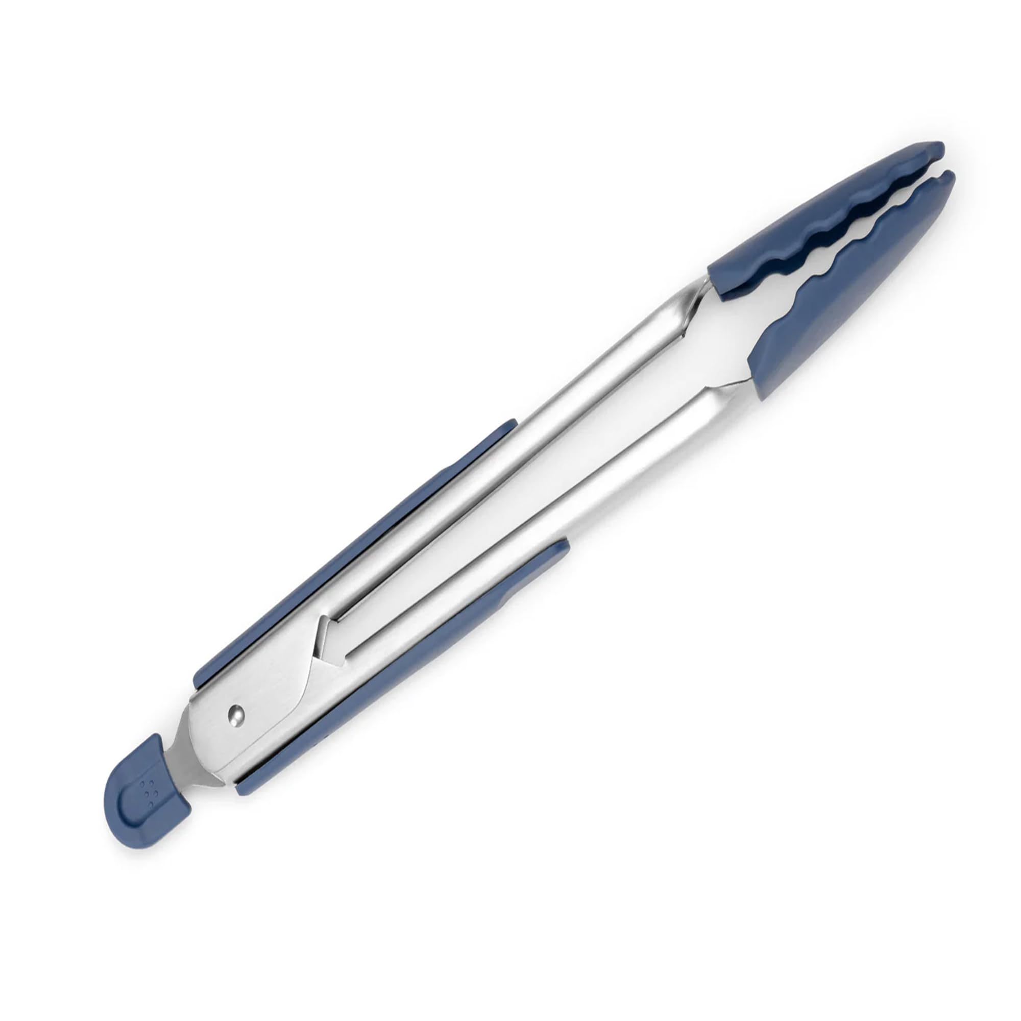 Misen Pinzas de cocina, aptas para lavavajillas, resistentes, herramienta de parrilla con punta de silicona de precisión, resistentes al calor, antiadherentes, perfectas para servir y freír al aire