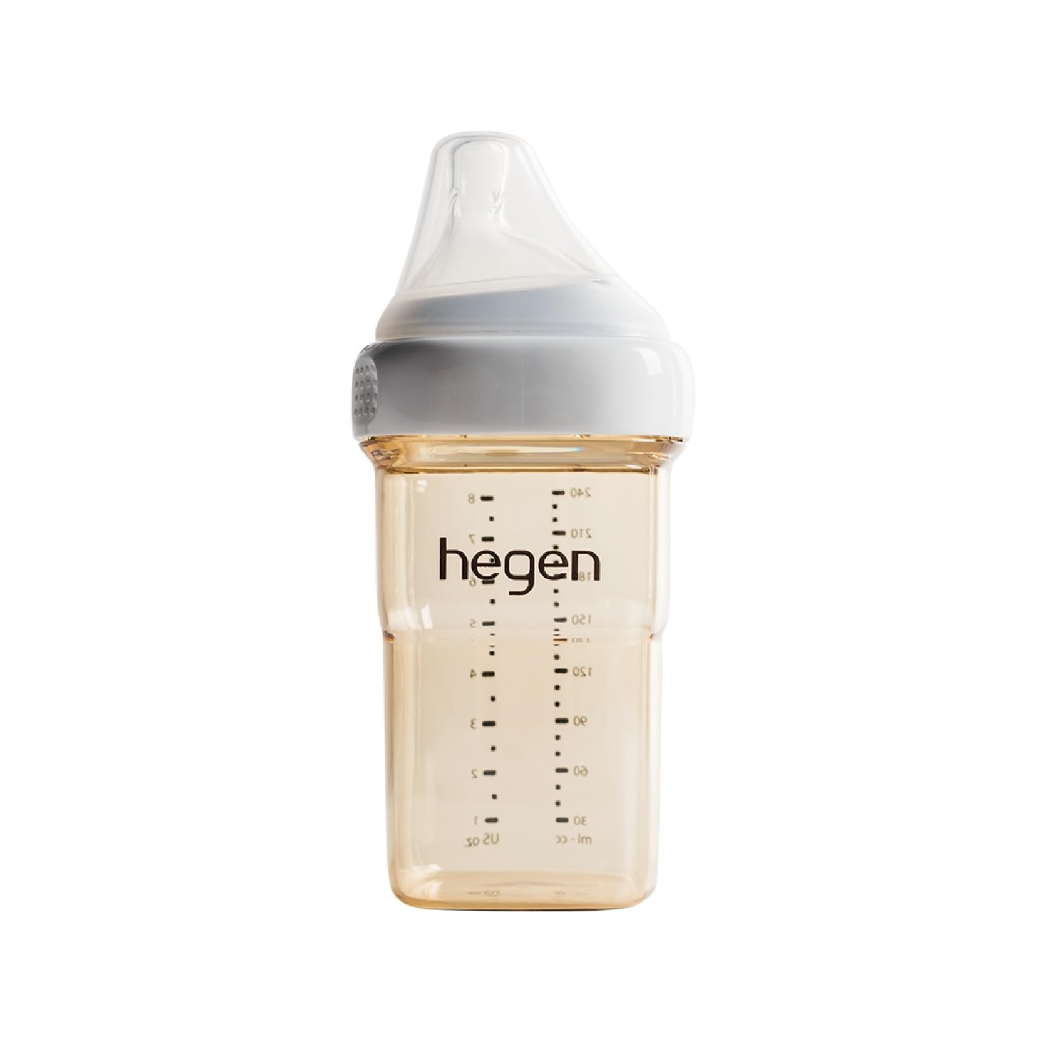 Hegen PESU Baby Feeding Bottle, Anti-Colic Air Vent, Soft Elliptical Teat, Breast-Like Latch, One-Hand Press-to-Close Twist-to-Open Lid, Wide Neck, BPA-Free, Easy to Clean, 240ml, 3 Months+-image-37