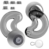 Ear Plugs for Noise Reduction - Discreet,Clear Speech Earplugs for Noise Sensitivity - 33dB Background Sound Relief Ear Stopper with Case for Overstimulated Parenting,Social Gathering,Work