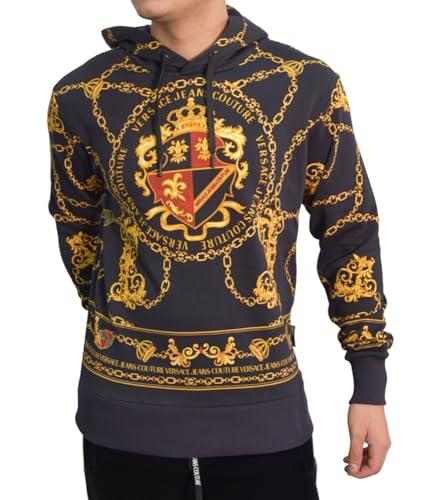 Sweat Versace Jeans Couture noir B7GZB7KG ZUM306 vêtement streetwear
