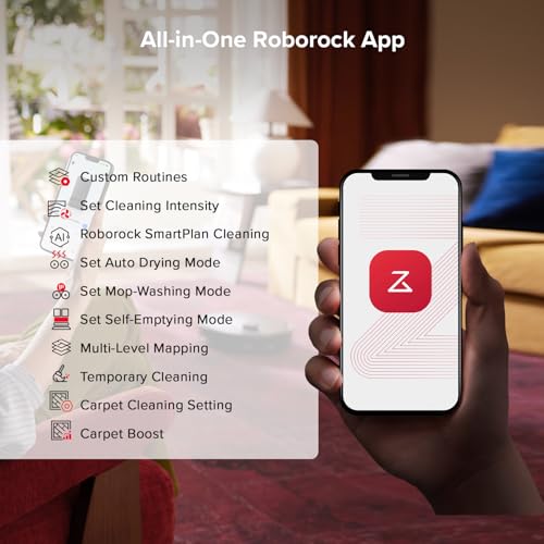 Roborock Qrevo S5V Robot Vacuum & Mop with Self-Emptying Dock — view 9