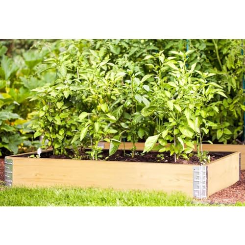 Preisvergleich Produktbild BURI 20 Stück Aufsatzrahmen Hochbeet-Rahmen 120x80cm Palettenrahmen Frühbeet Pflanzbeet Gartenbeet stapelbar