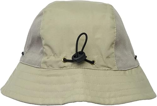 Miniatura 5 de BUILTCOOL Gorra de cubo con panel de malla para adultos, sombrero Boonie para pesca, campamento y kayak