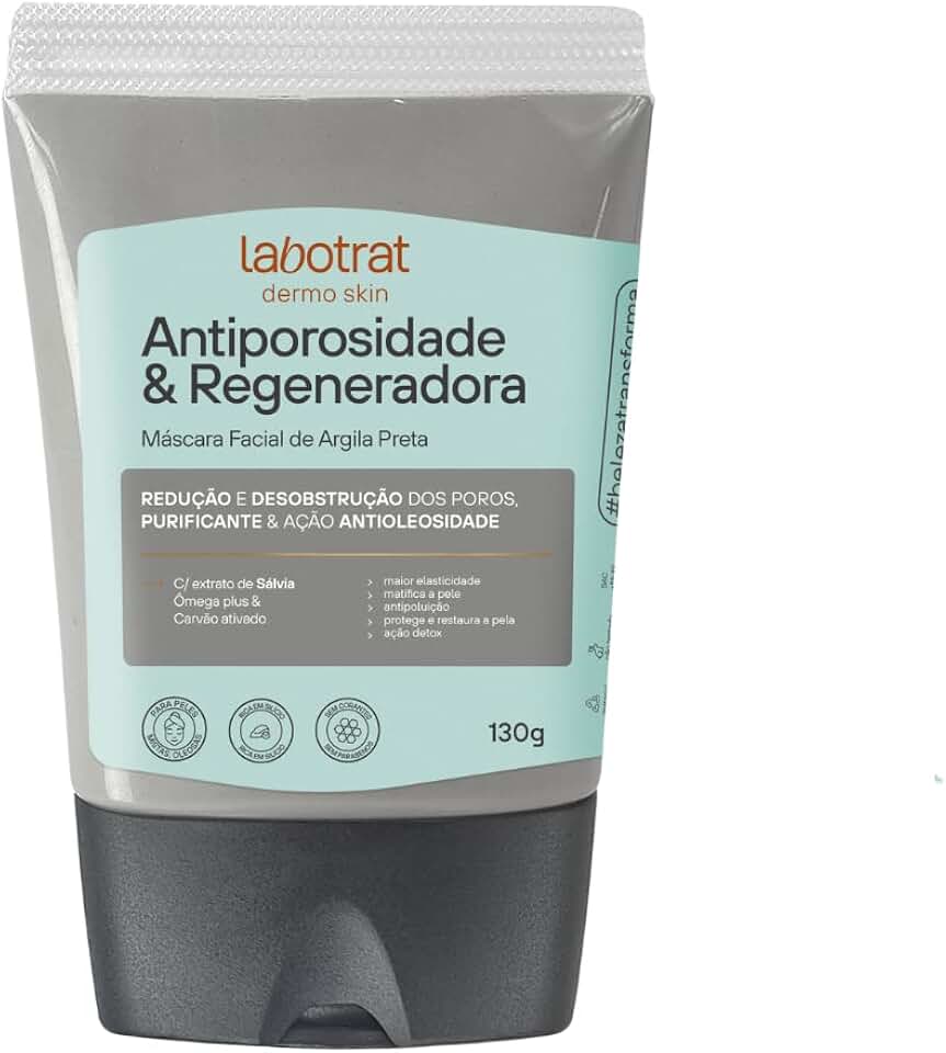 Labotrat Mascara Antioleosidade E Regeneradora Com Argila Preta 130G (Pa060011)