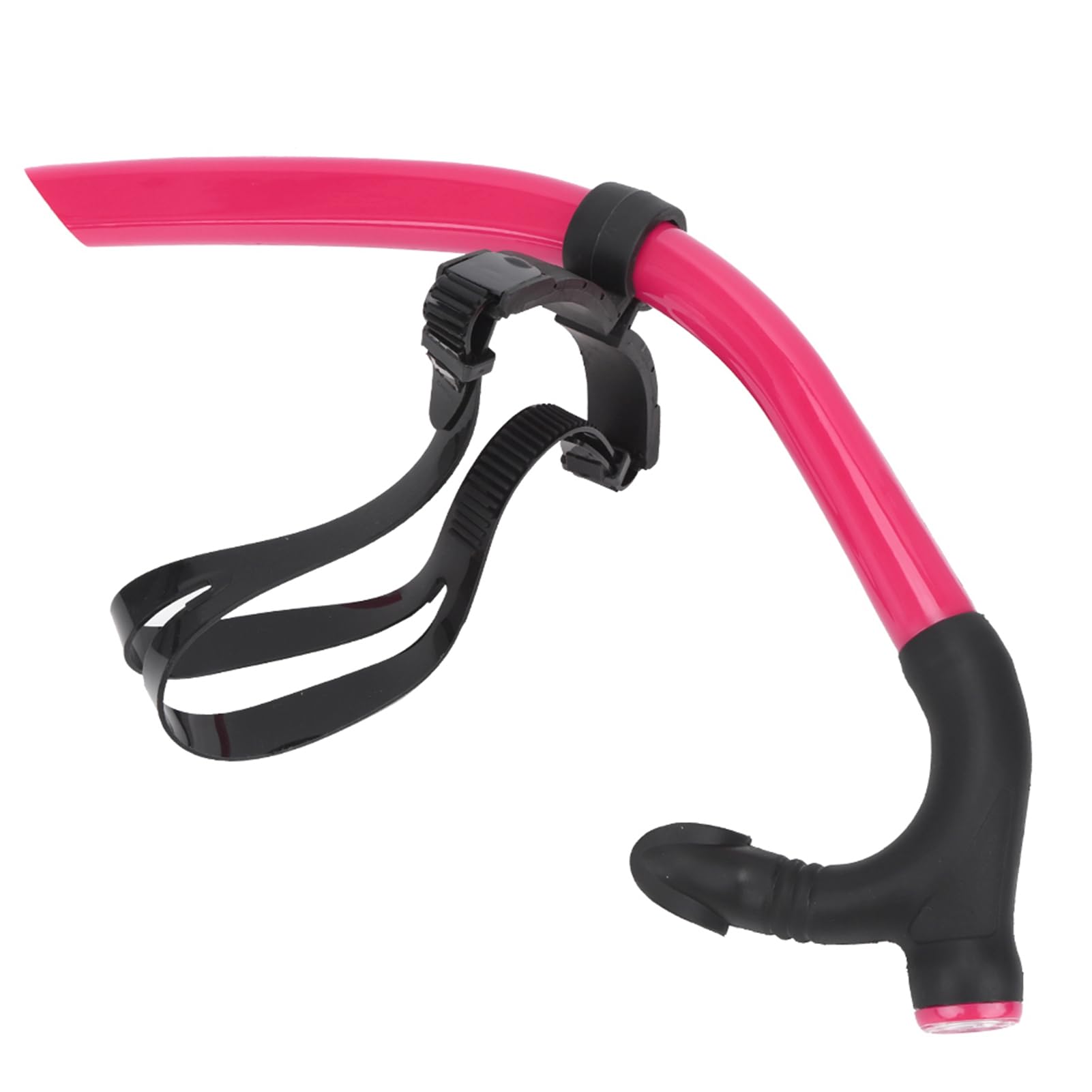 Swim Snorkel for Lap Swimming, Swimmer Training Diving Snorkeling, Adult Swimmers Snorkeling Gear for Swimming Snorkel Training in Pool and Open Water (B)