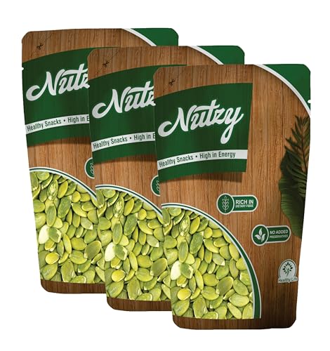 Image of Nutzy Dried Fruits Nuts And Seeds (Pumpkin Seeds, 600g (3x200g))