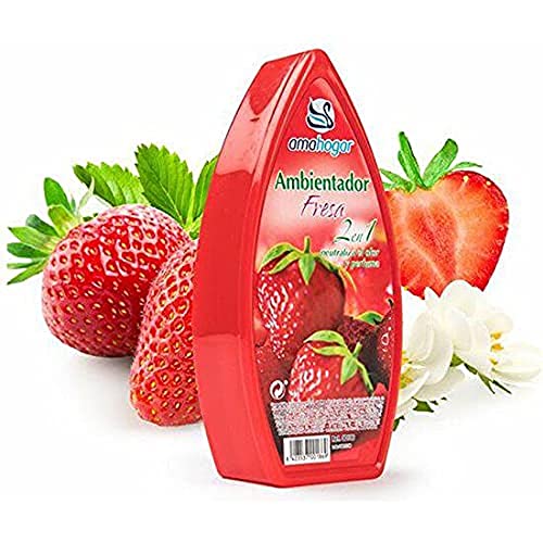 AMBIENTADOR GEL FRESA marca AMAHOGAR Cover