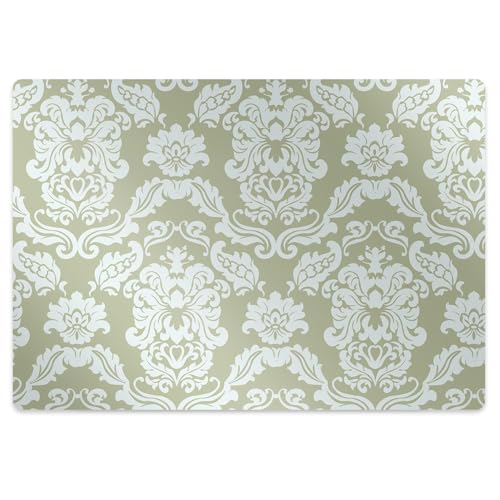 Tapis pour protection de sol rectangulaire imperméable 120x90 cm PVC vert