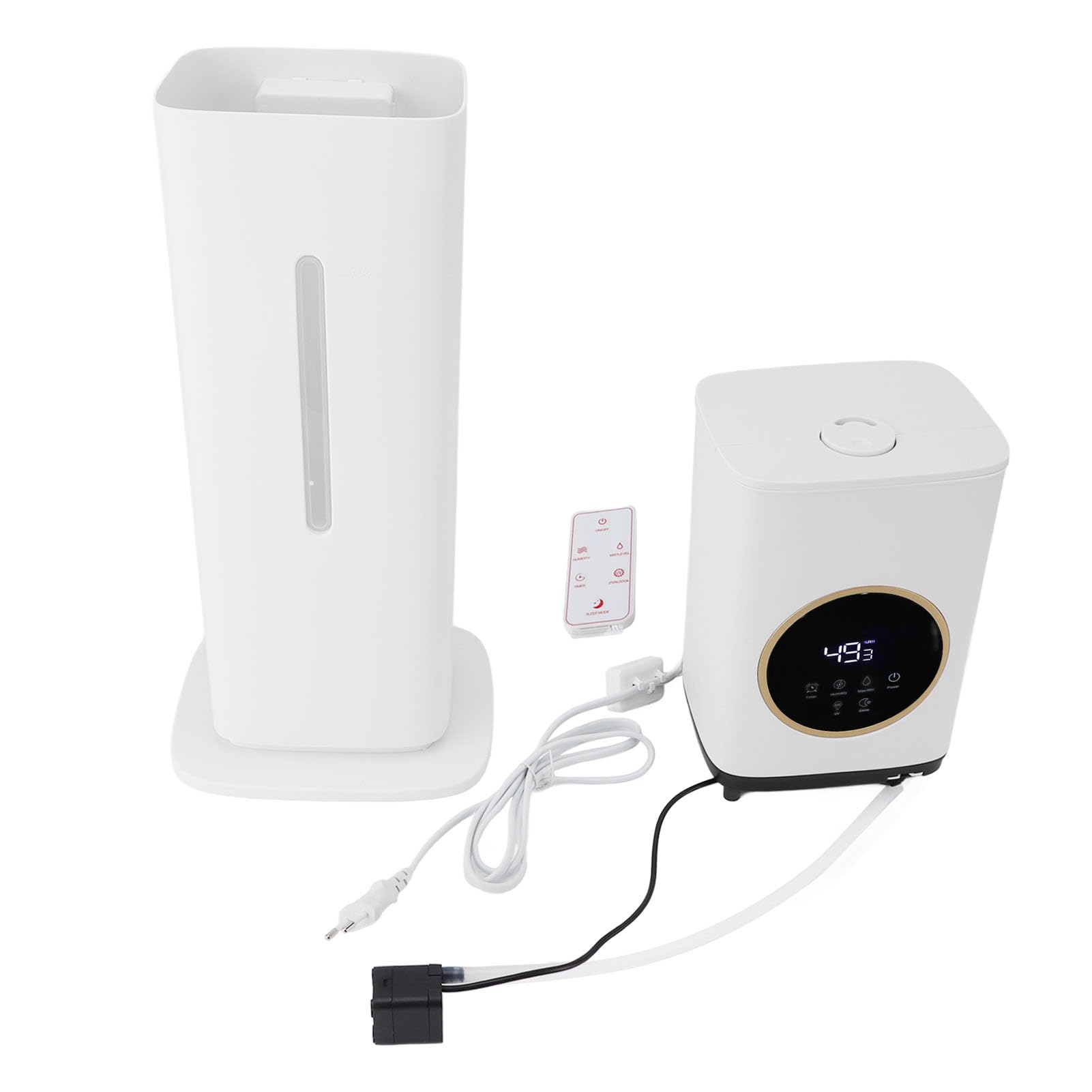 Umidificatore per Ambienti Grandi con Serbatoio Dell'acqua da 8 Litri, Riempimento Dall'alto Umidificatori a Nebbia Fredda per Tutta la Casa per Camera da Letto, Oli Essenziali
