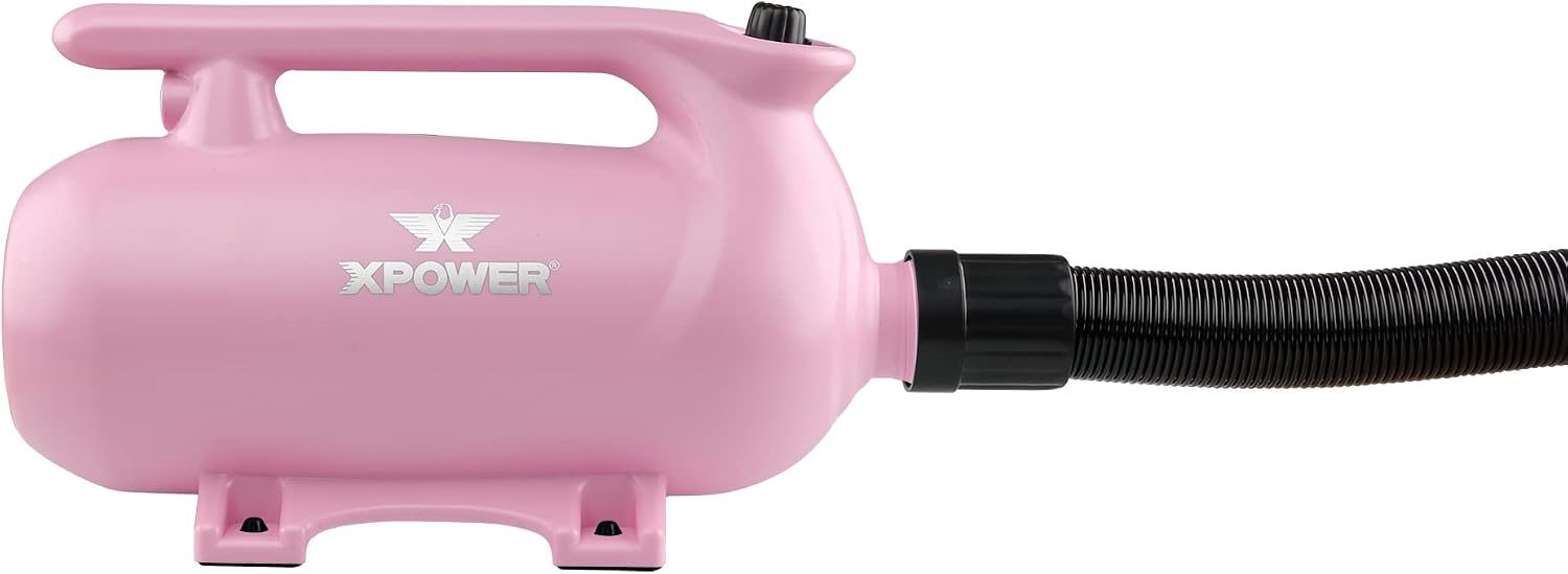 XPOWER B-163 High Velocity Pet Dryer (Pastel Pink)