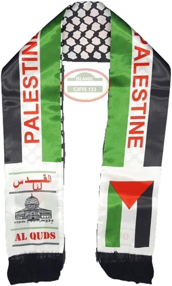 Palestine Flag Scarf BULK Jerusalem Arab Shemagh-Arafat فلسطين KEFFIYEH AL-AQSA QUDS Free Gaza Ramadan