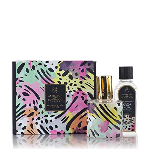ASHLEIGH & BURWOOD Set regalo lampada - Rainbow Safari & Yuzu & Acqua di cocco