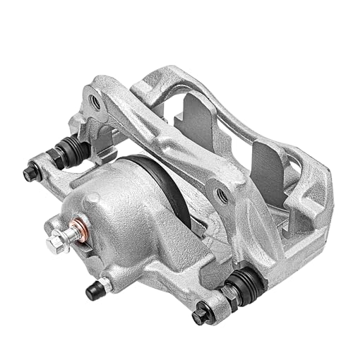 Image of Detroit Axle - Front Left Brake Caliper for 2011-2015 Chevrolet Cruze, 2012-2017 Sonic, Driver Side Brake Caliper w /Bracket Assembly Replacement